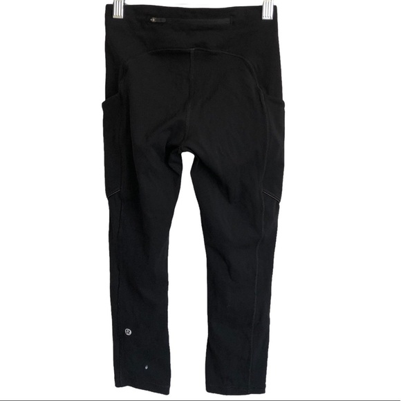 Lululemon Speed Up Crop athletic leggings tights black - Picture 9 of 12